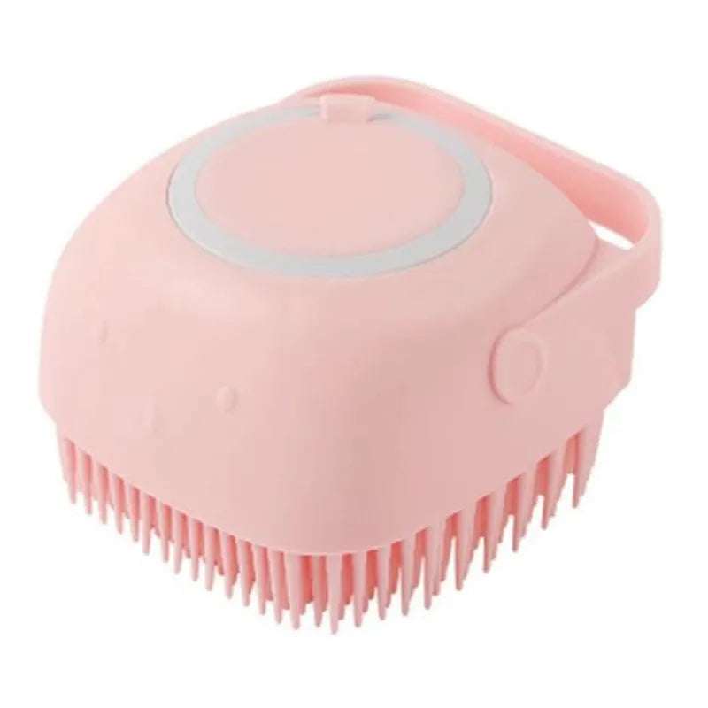 Silicone Dog Bath Massage Gloves | Pet Grooming Brush with Shampoo Dispenser | Woofing Deals