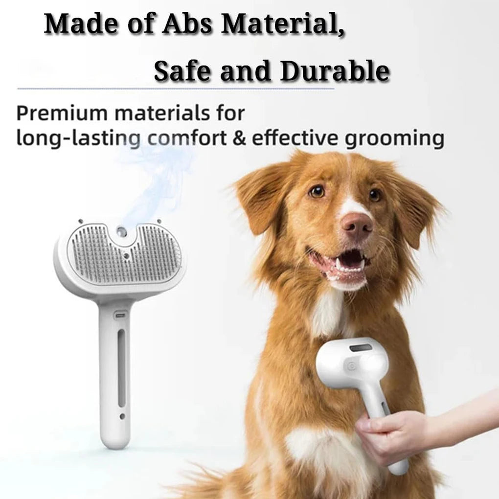 Pet Grooming Steam Brush | Luxury Pet Grooming Brush | Steam Spray Deshedding Tool | Woofing Deals