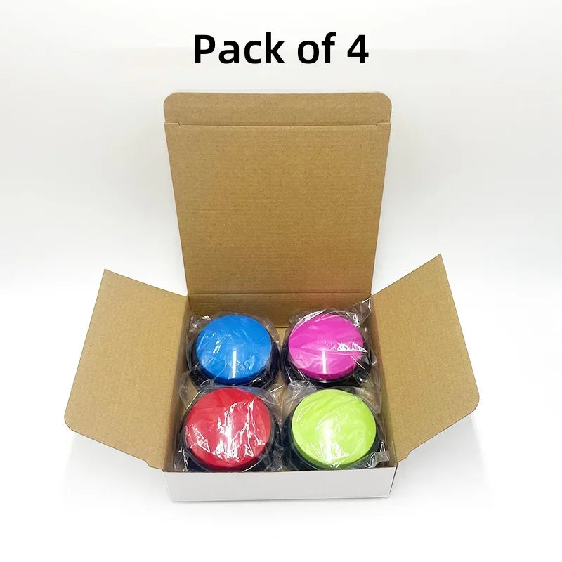 Dog Talking Buttons | Pet Communication Training Buttons | 30-Second Voice Playback | Pack of 4, 6 or 8 | Woofing Deals
