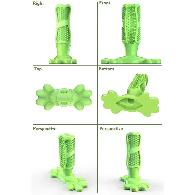 Cactus Dog Chew Toy | Rubber Treat Dispenser | Dental Toothbrush Toy for All Dogs | Woofing Deals