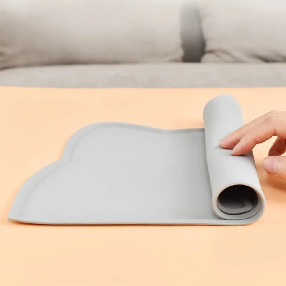 Waterproof Pet Placemat | Non Slip Feeding Mat | Easy Clean Food & Water Spill Mat | Woofing Deals