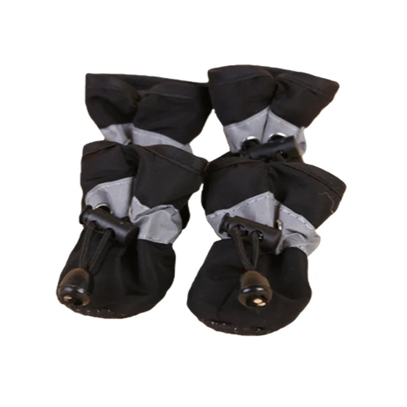 Dog Rain Booties | Waterproof Anti-Slip Paw Shoes | Rubber Sole | Adjustable Fit | Sizes XXS–XXL | Woofing Deals
