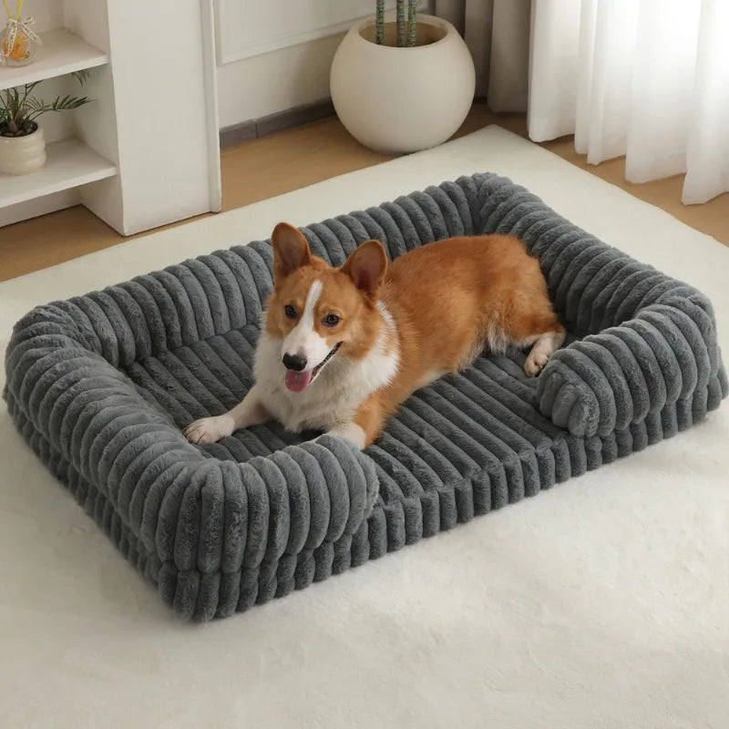 Orthopedic Dog Bed | Memory Foam Bolster Sofa Bed | Woofing Deals