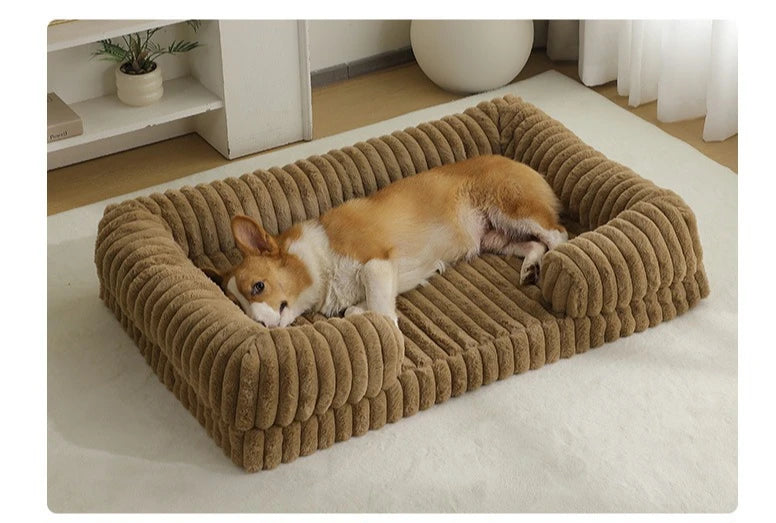 Orthopedic Dog Bed | Memory Foam Bolster Sofa Bed | Woofing Deals