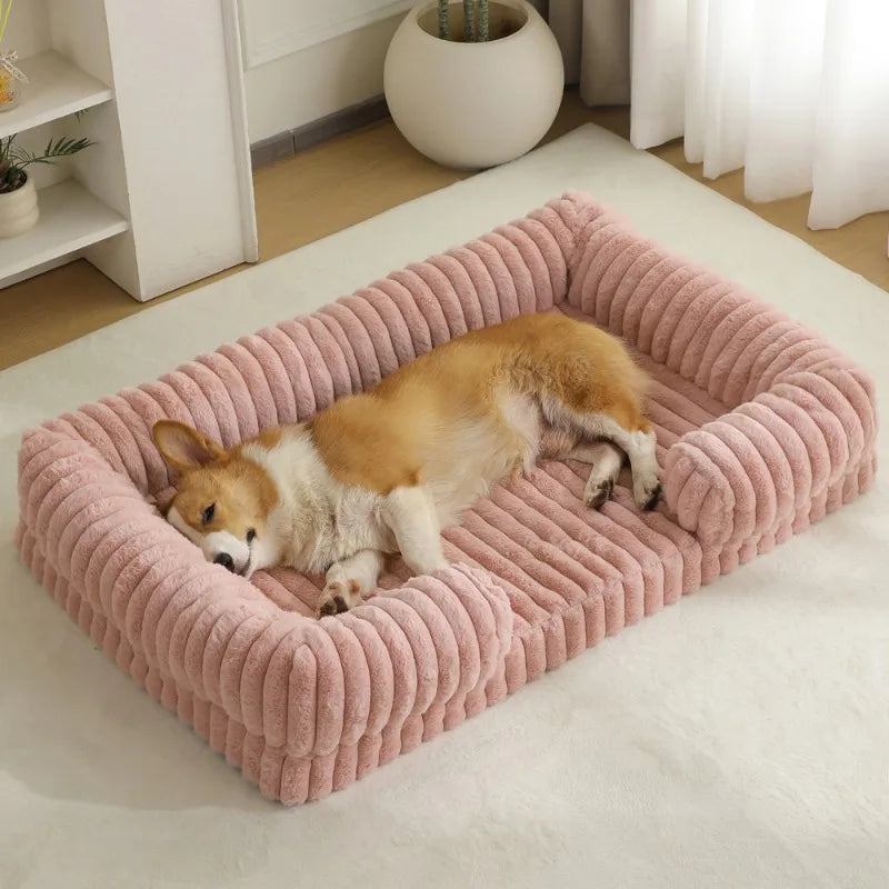 Orthopedic Dog Bed | Memory Foam Bolster Sofa Bed | Woofing Deals