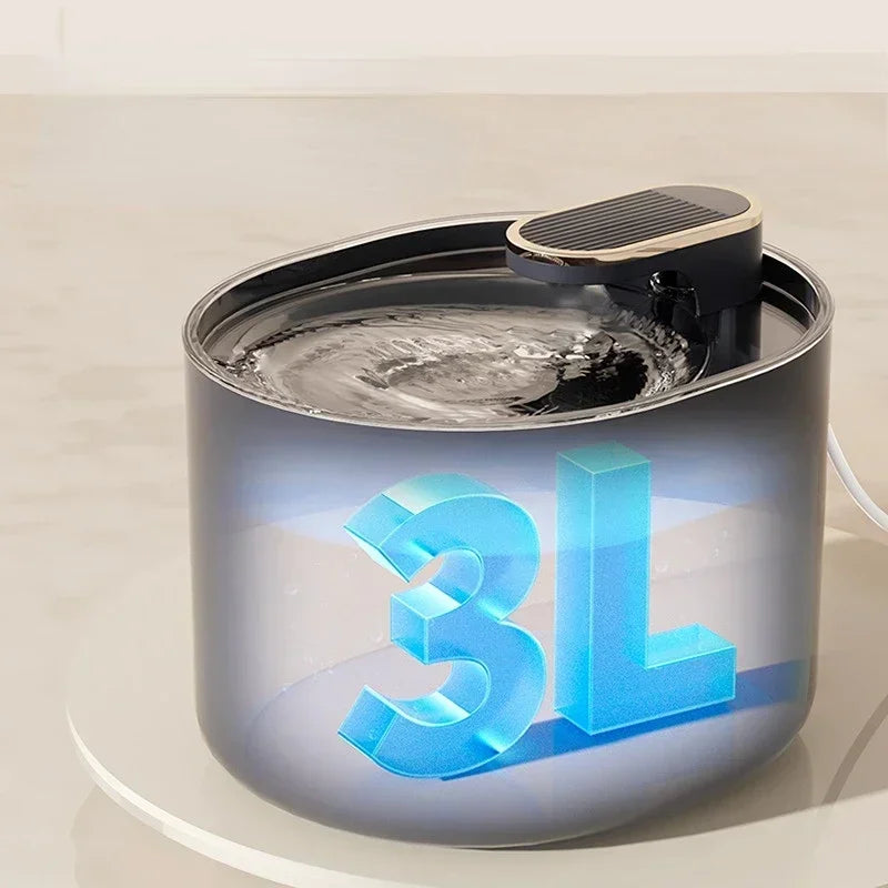 Automatic Pet Water Fountain | Filtered Circulating System | Quiet Drinking Dispenser for Cats & Dogs | Woofing Deals
