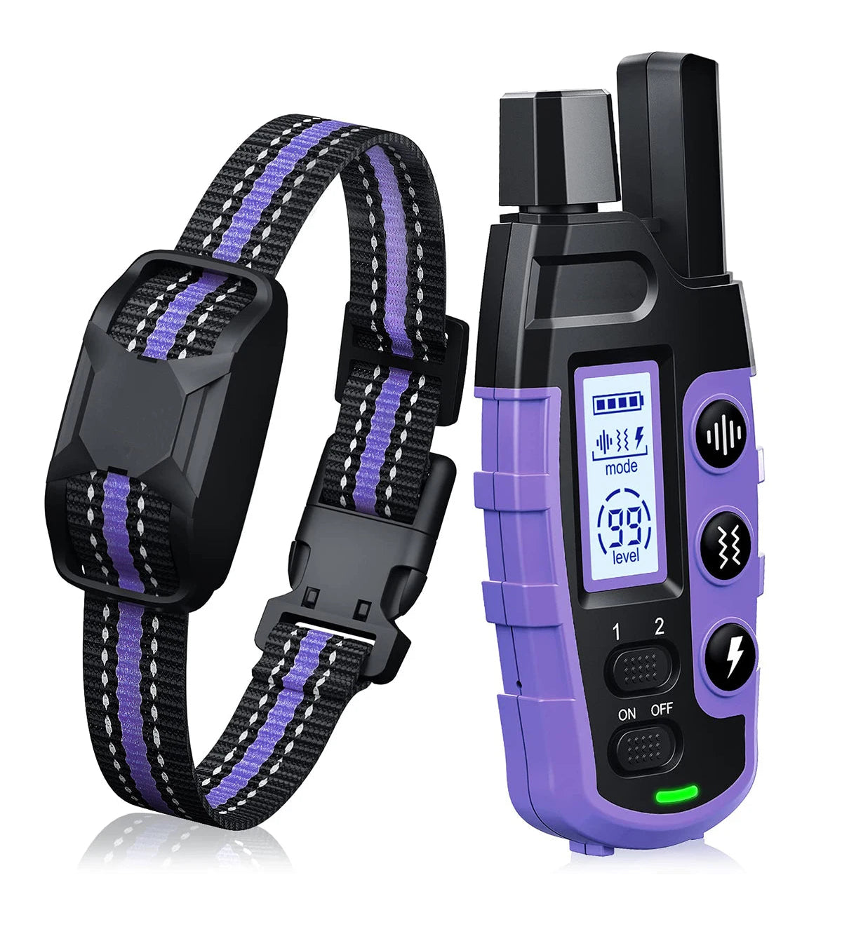 Remote Control Dog Training Collar | Waterproof Pet Behaviour Trainer | Adjustable Fit | Woofing Deals