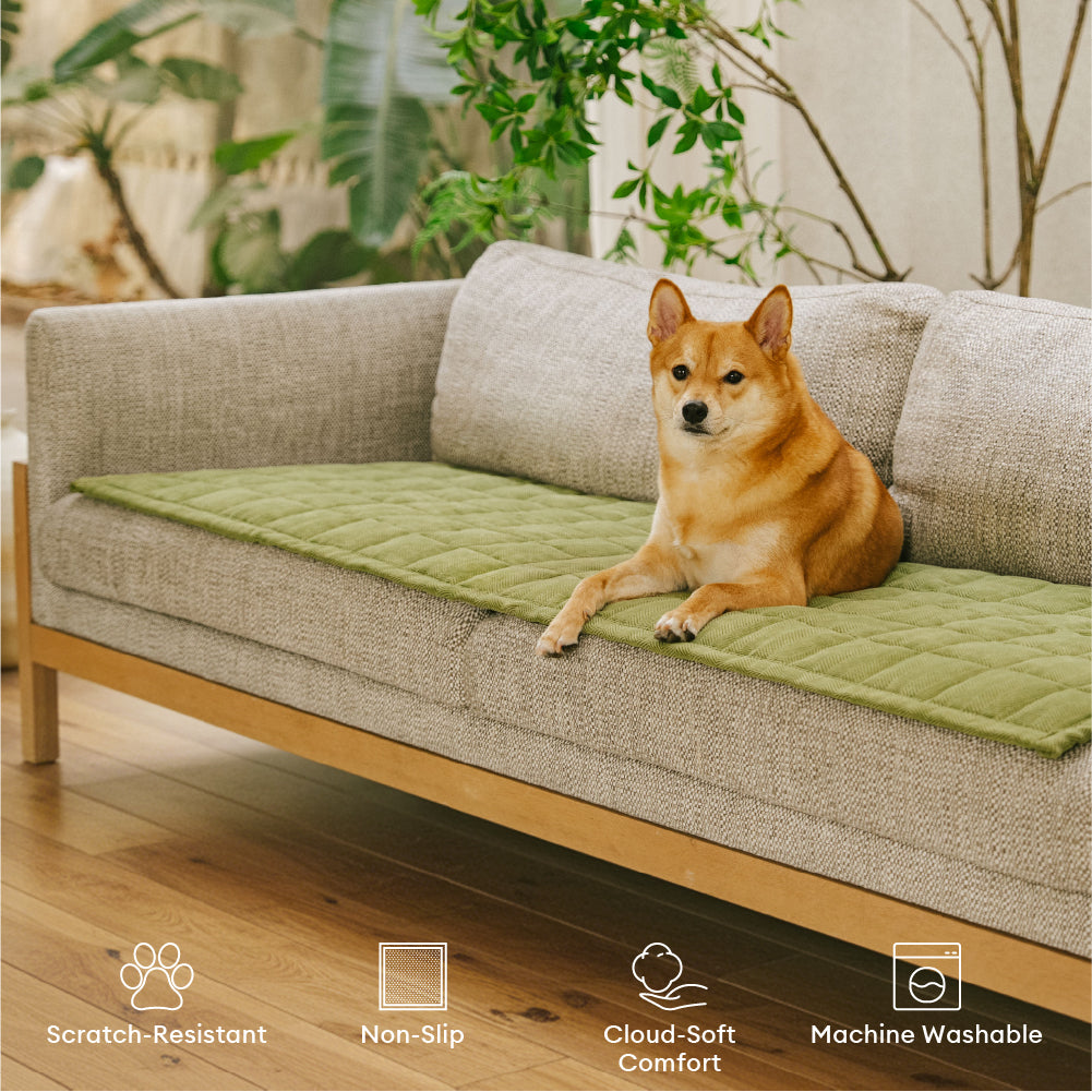 Breathable Herringbone Chenille Sofa Cover | Scratch-Proof | Stain-Resistant | Non-Slip | Woofing Deals
