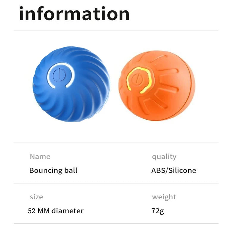 Interactive Smart Dog Ball | Automatic Rechargeable Toy | Interactive Training & Play Toy | Woofing Deals
