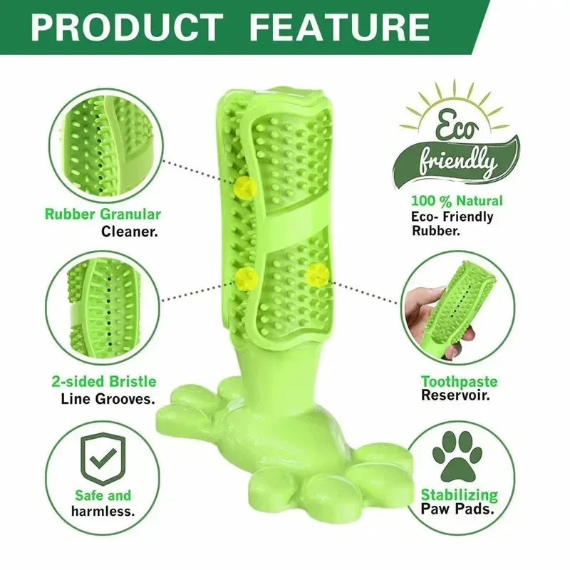 Cactus Dog Chew Toy | Rubber Treat Dispenser | Dental Toothbrush Toy for All Dogs | Woofing Deals