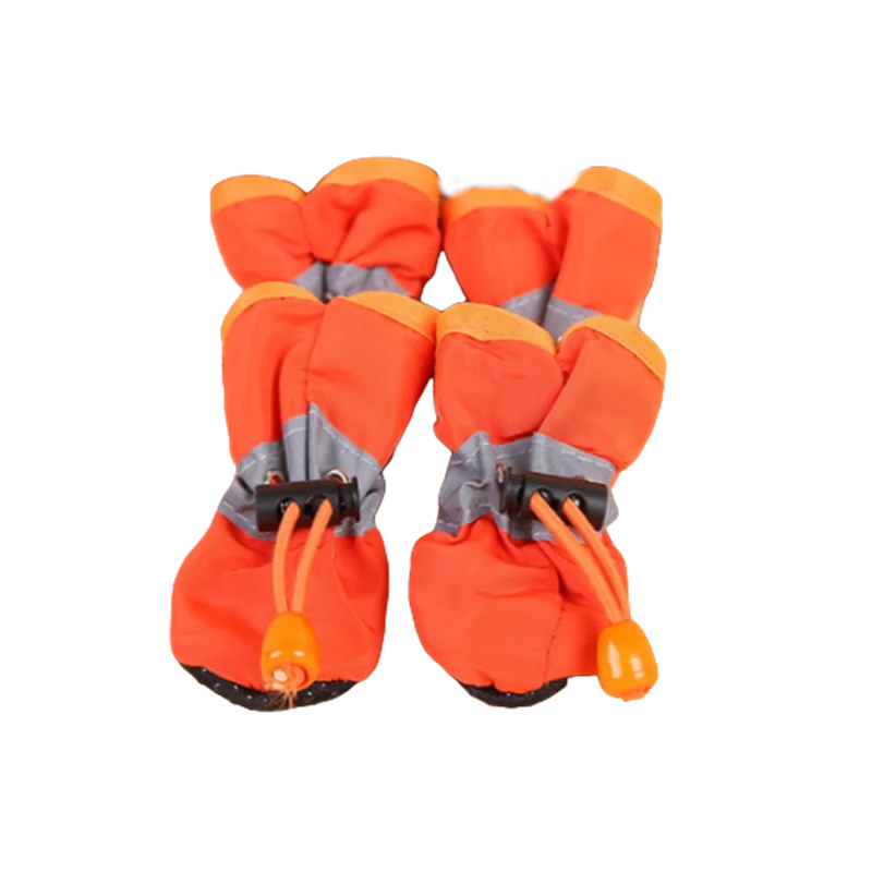 Dog Rain Booties | Waterproof Anti-Slip Paw Shoes | Rubber Sole | Adjustable Fit | Sizes XXS–XXL | Woofing Deals