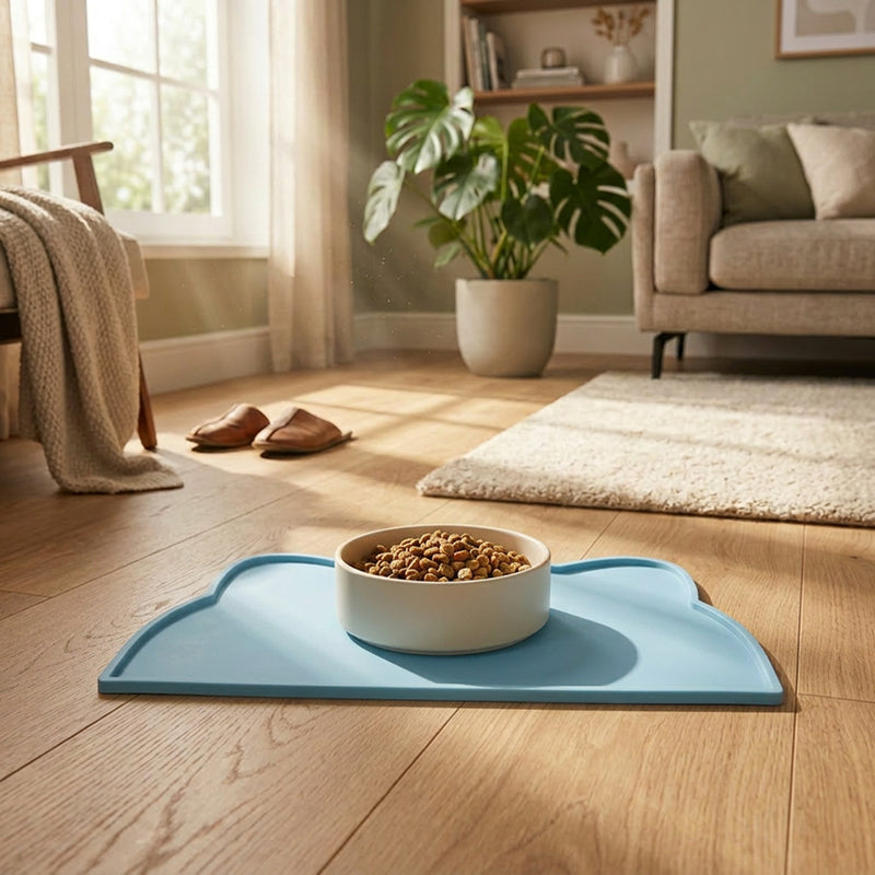 Waterproof Pet Placemat | Non Slip Feeding Mat | Easy Clean Food & Water Spill Mat | Woofing Deals
