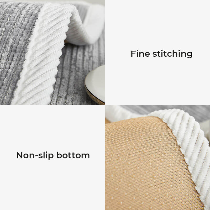 Striped Chenille Sofa Cover | Anti-Scratch & Non-Slip | Pet Proof | Machine Washable | Woofing Deals