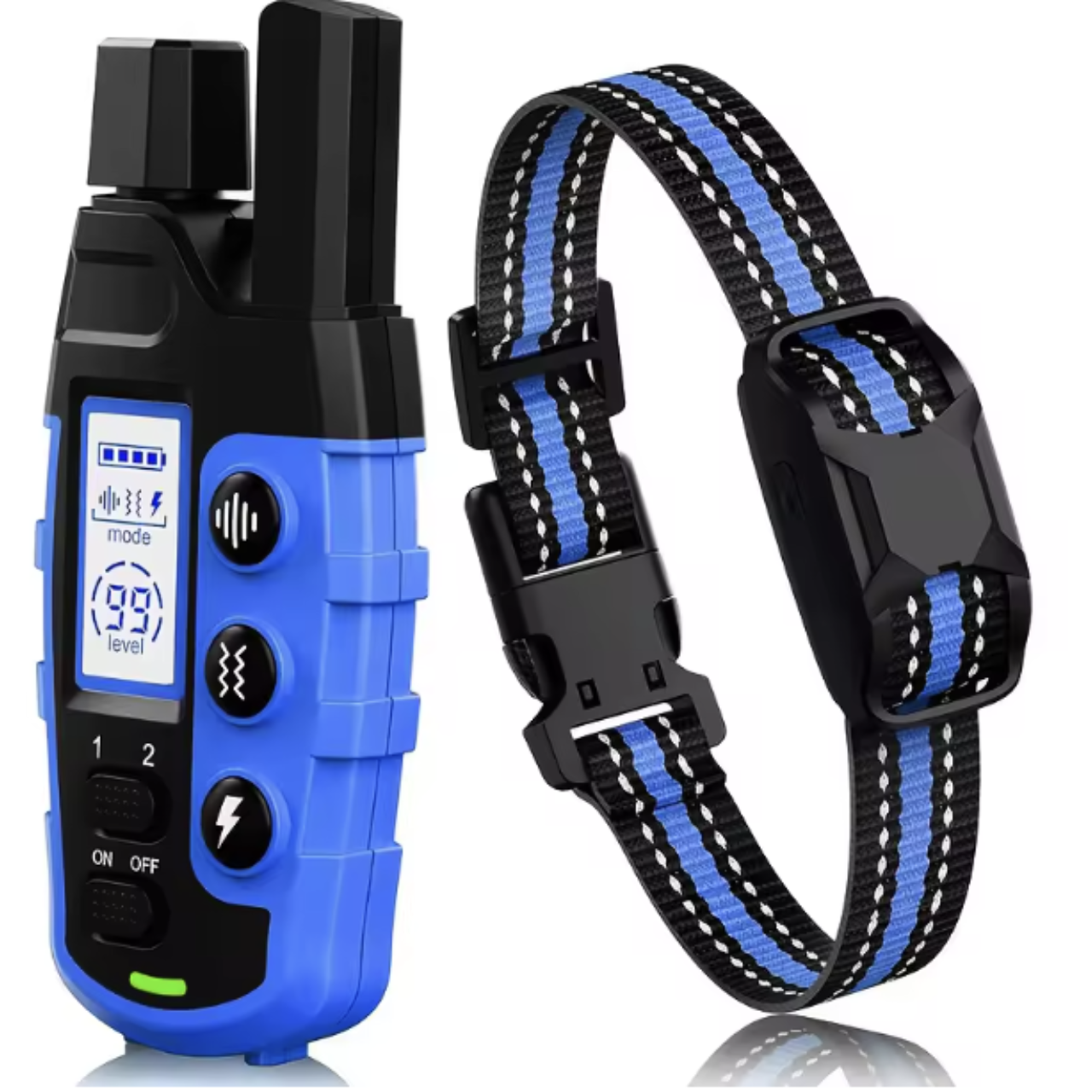 Remote Control Dog Training Collar | Waterproof Pet Behaviour Trainer | Adjustable Fit | Woofing Deals