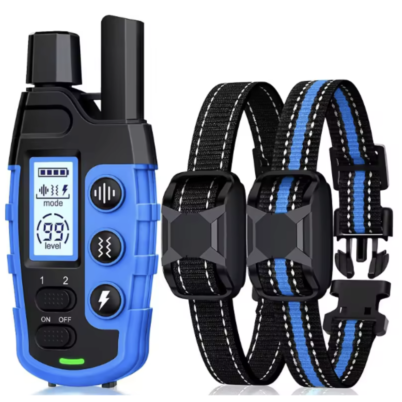 Remote Control Dog Training Collar | Waterproof Pet Behaviour Trainer | Adjustable Fit | Woofing Deals