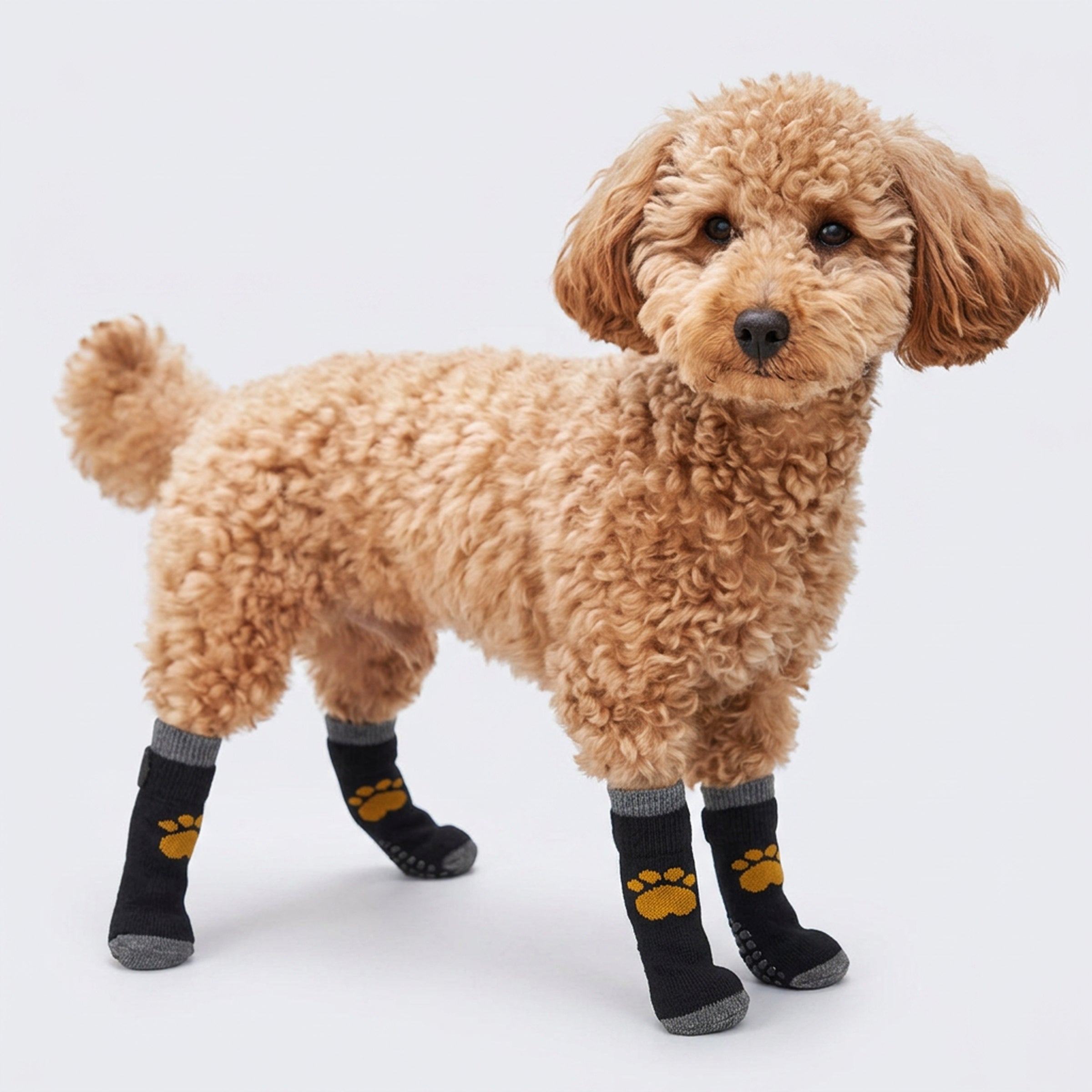 Dog Anti-Slip Socks | Knitted Breathable Fabric | Rubber Grip Indoor Paw Protectors | Sizes S–L | Woofing Deals