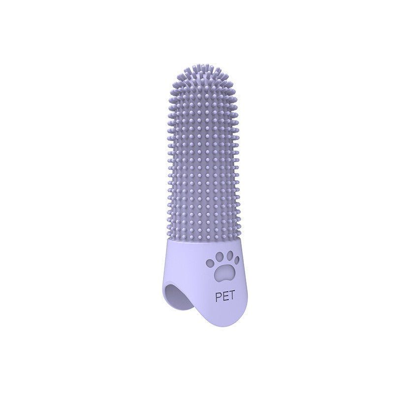 Pet Finger Toothbrush | Silicone Sleeve Design | Gentle Teeth Cleaning for Dogs & Cats | Woofing Deals