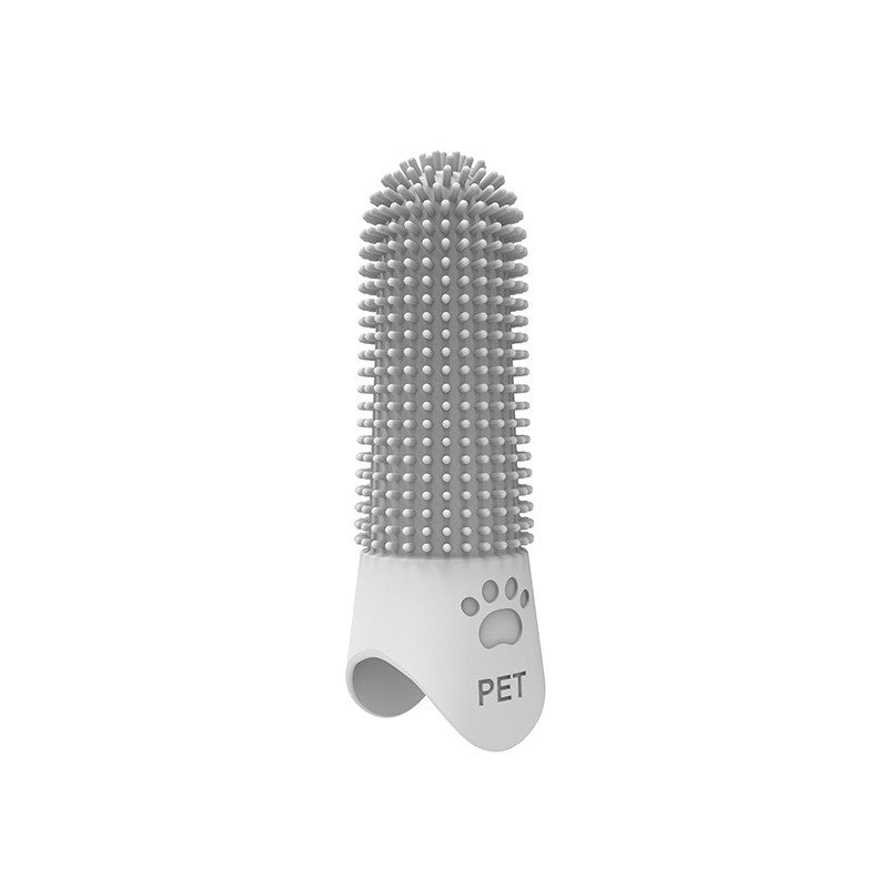 Pet Finger Toothbrush | Silicone Sleeve Design | Gentle Teeth Cleaning for Dogs & Cats | Woofing Deals
