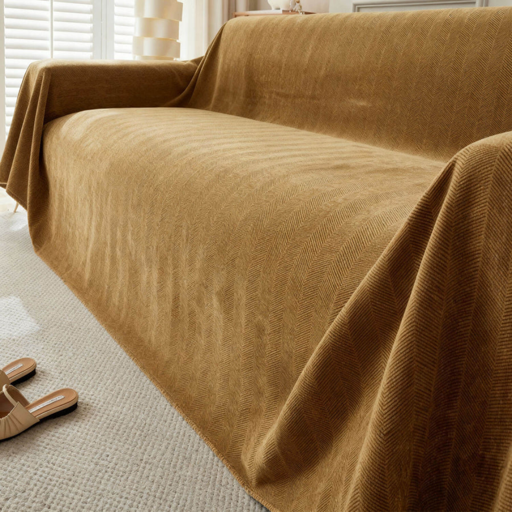 Geometric Stretch Sofa Cover | Sectional Couch Protector | Woofing Deals