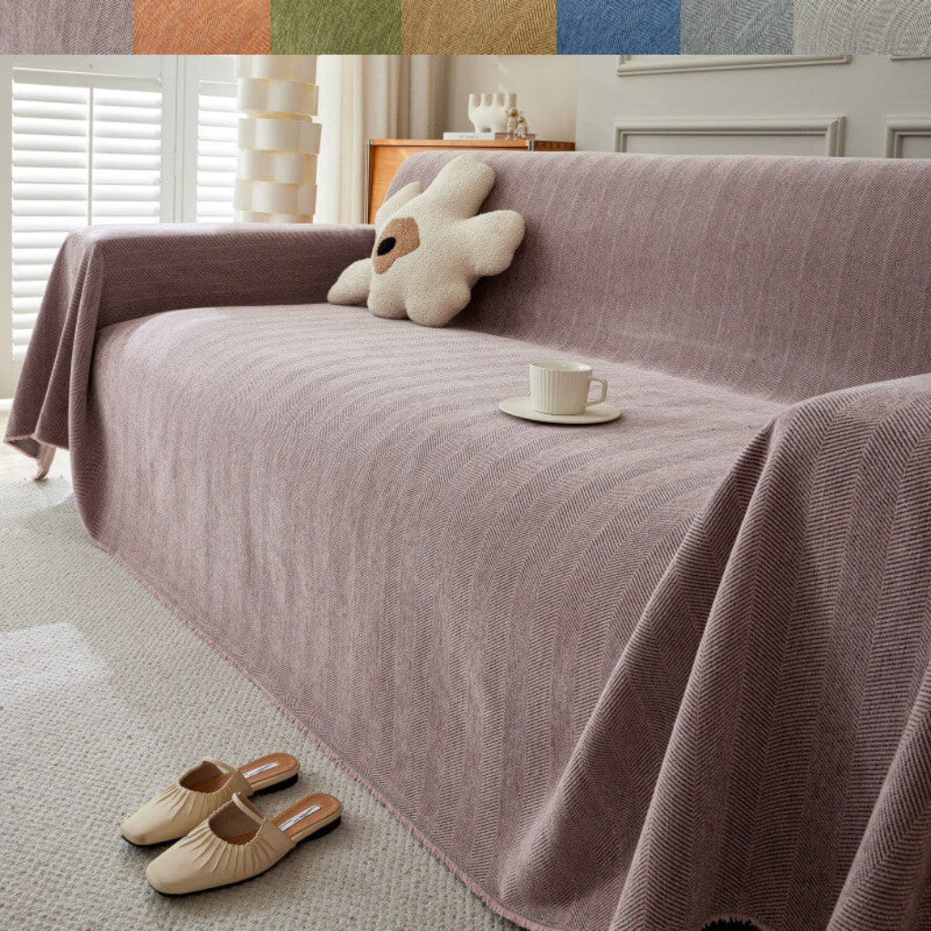 Geometric Stretch Sofa Cover | Sectional Couch Protector | Woofing Deals