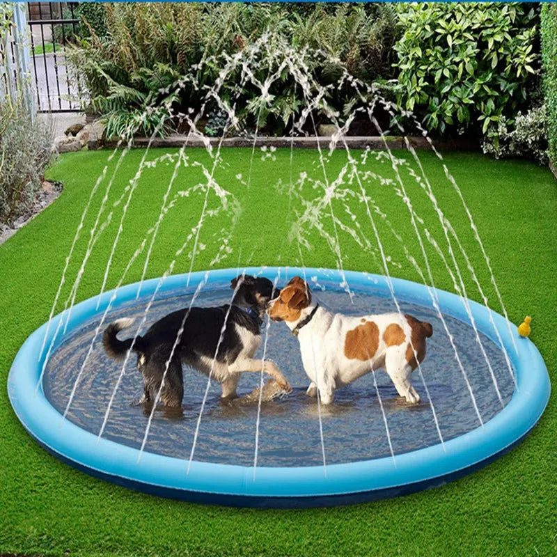 Dog Splash Pad | Inflatable Sprinkler Pool Toy | Woofing Deals