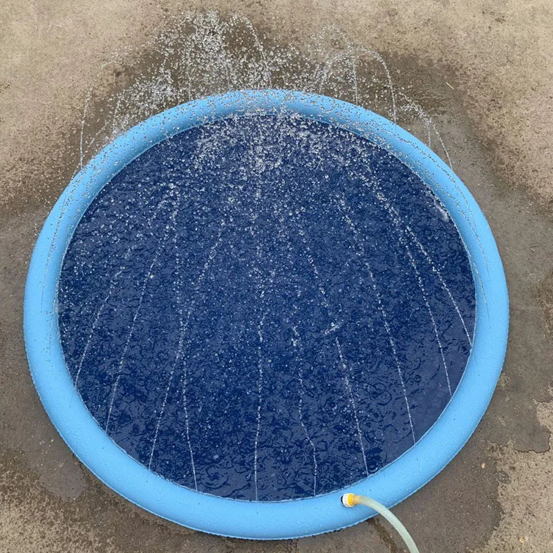 Dog Splash Pad | Inflatable Sprinkler Pool Toy | Woofing Deals
