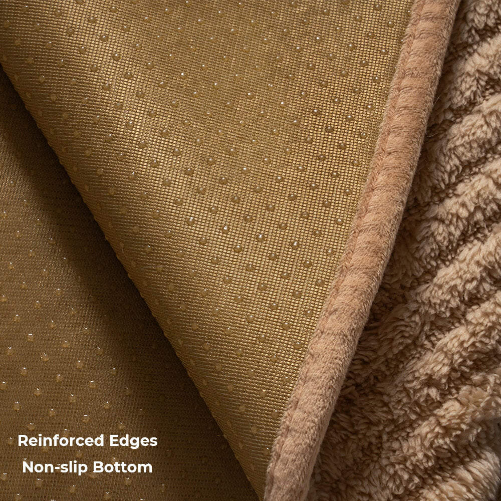 Thickened Plush Herringbone Sofa Cover | Non-Slip Pet-Proof Couch Protector | Machine Washable | Woofing Deals