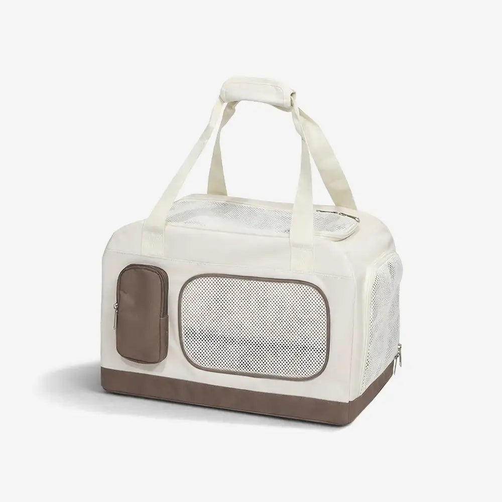 Double-Layer Cat Carrier | Foldable Rolling Trolley Bag | Oxford Cloth | Woofing Deals