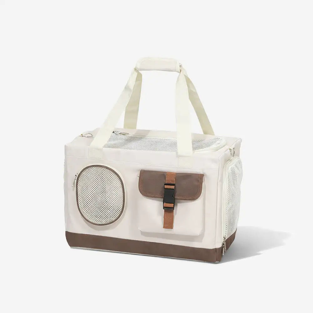 Double-Layer Cat Carrier | Foldable Rolling Trolley Bag | Oxford Cloth | Woofing Deals