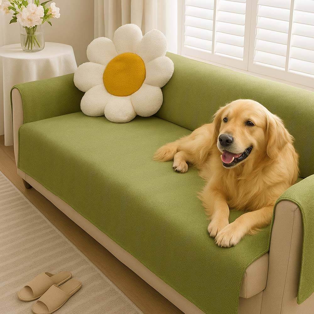 Waterproof Sofa Protector | Non-Slip Chenille Pet Couch Cover | Woofing Deals