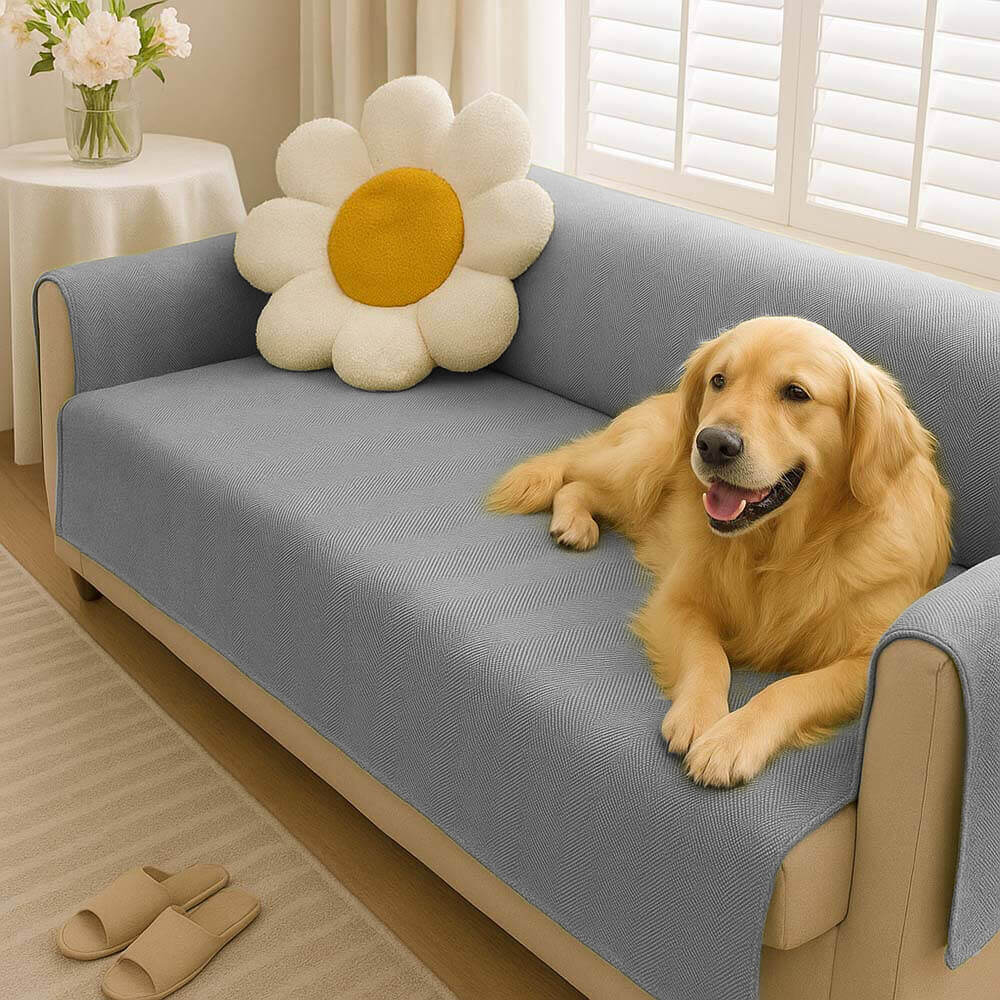 Waterproof Sofa Protector | Non-Slip Chenille Pet Couch Cover | Woofing Deals