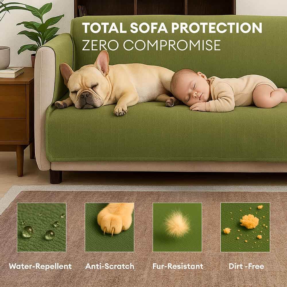 Waterproof Sofa Protector | Non-Slip Chenille Pet Couch Cover | Woofing Deals
