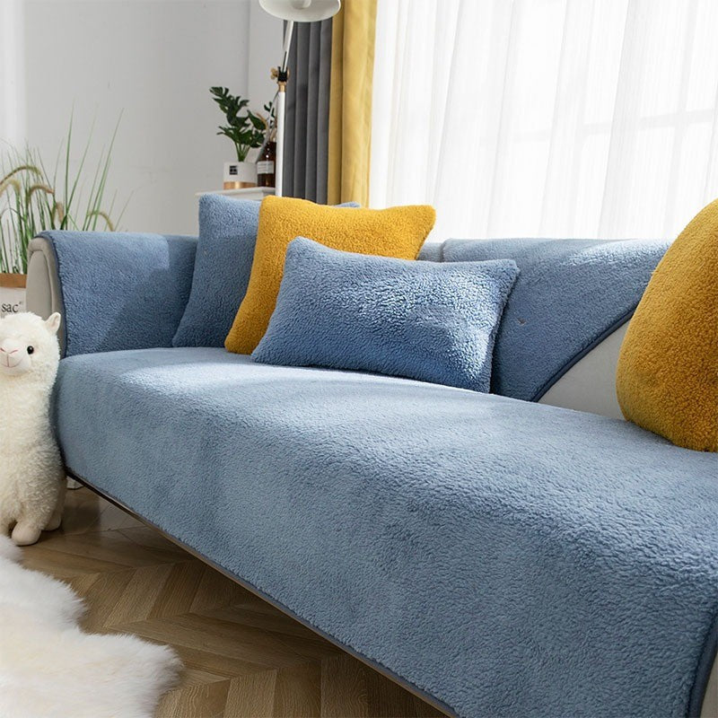 Waterproof Fleece Sofa Cover | Thick Non-Slip Couch Protector | Soft Washable | Woofing Deals