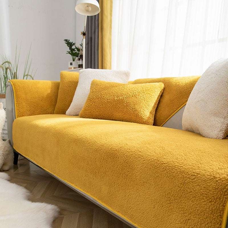 Waterproof Fleece Sofa Cover | Thick Non-Slip Couch Protector | Soft Washable | Woofing Deals