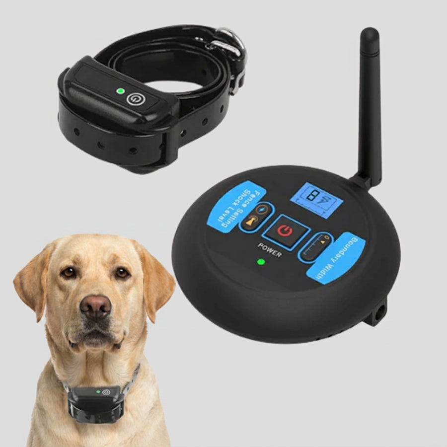 Wireless Dog Fence Collar | Adjustable Training System | 200m Range, Safe Boundary Control