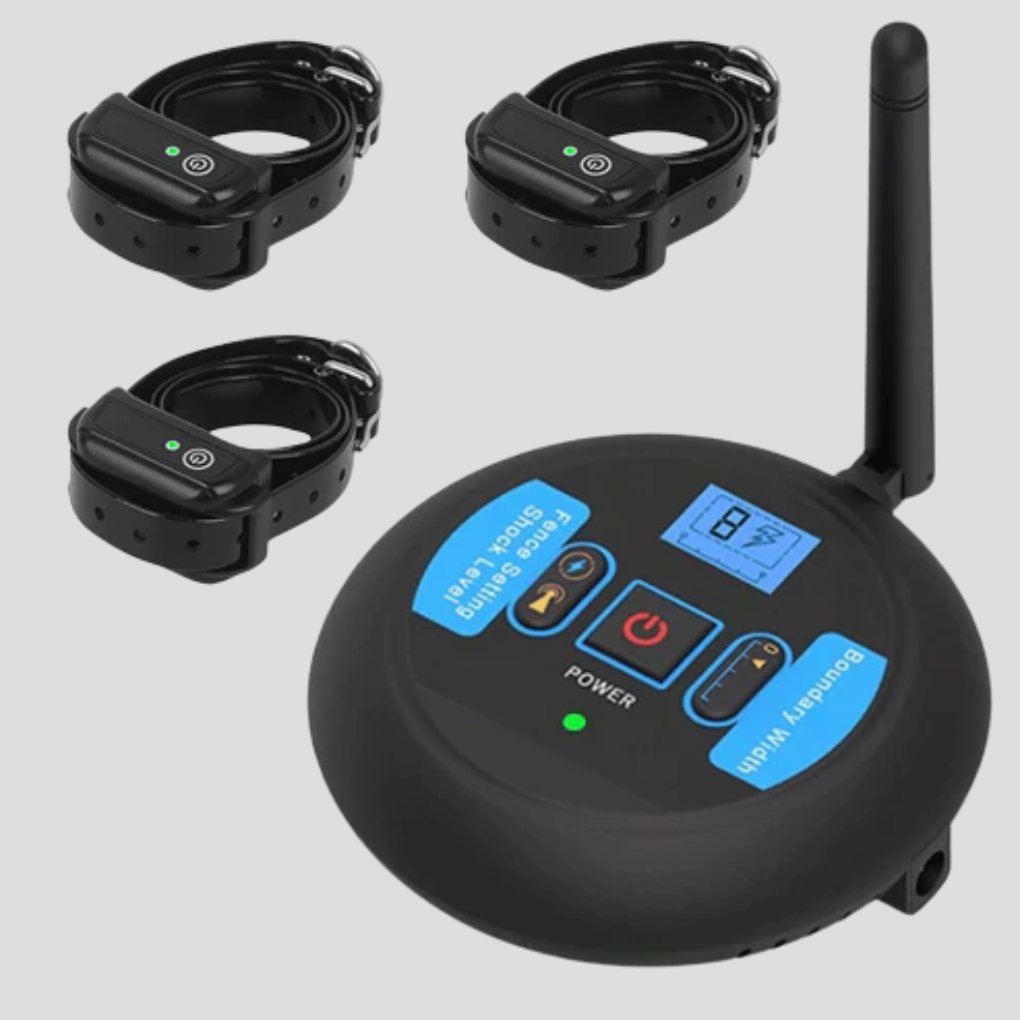 Wireless Dog Fence Collar | Adjustable Training System | 200m Range, Safe Boundary Control | Woofing Deals