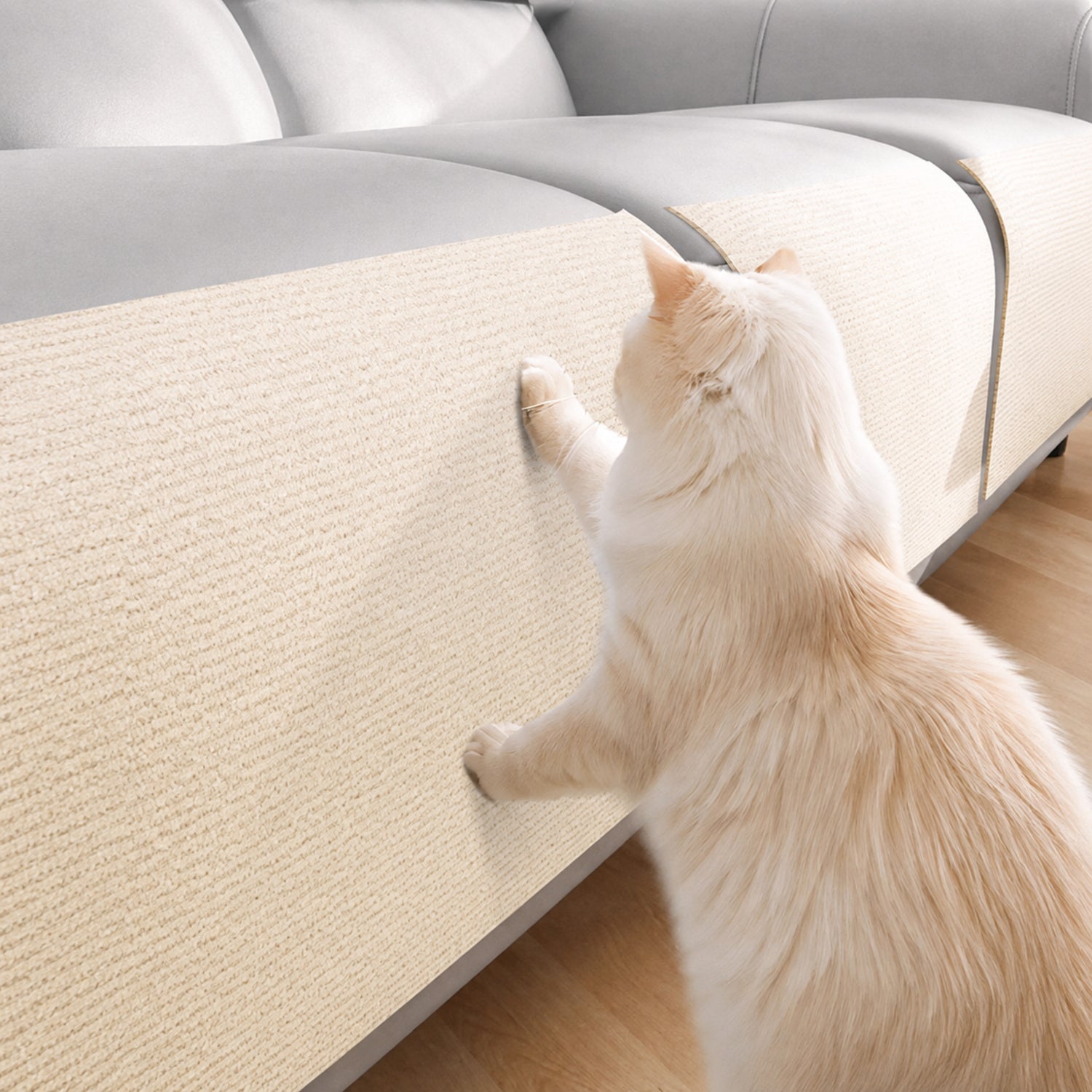 Peel-and-Stick Cat Scratcher | Waterproof Cut-to-Fit Sofa Protector