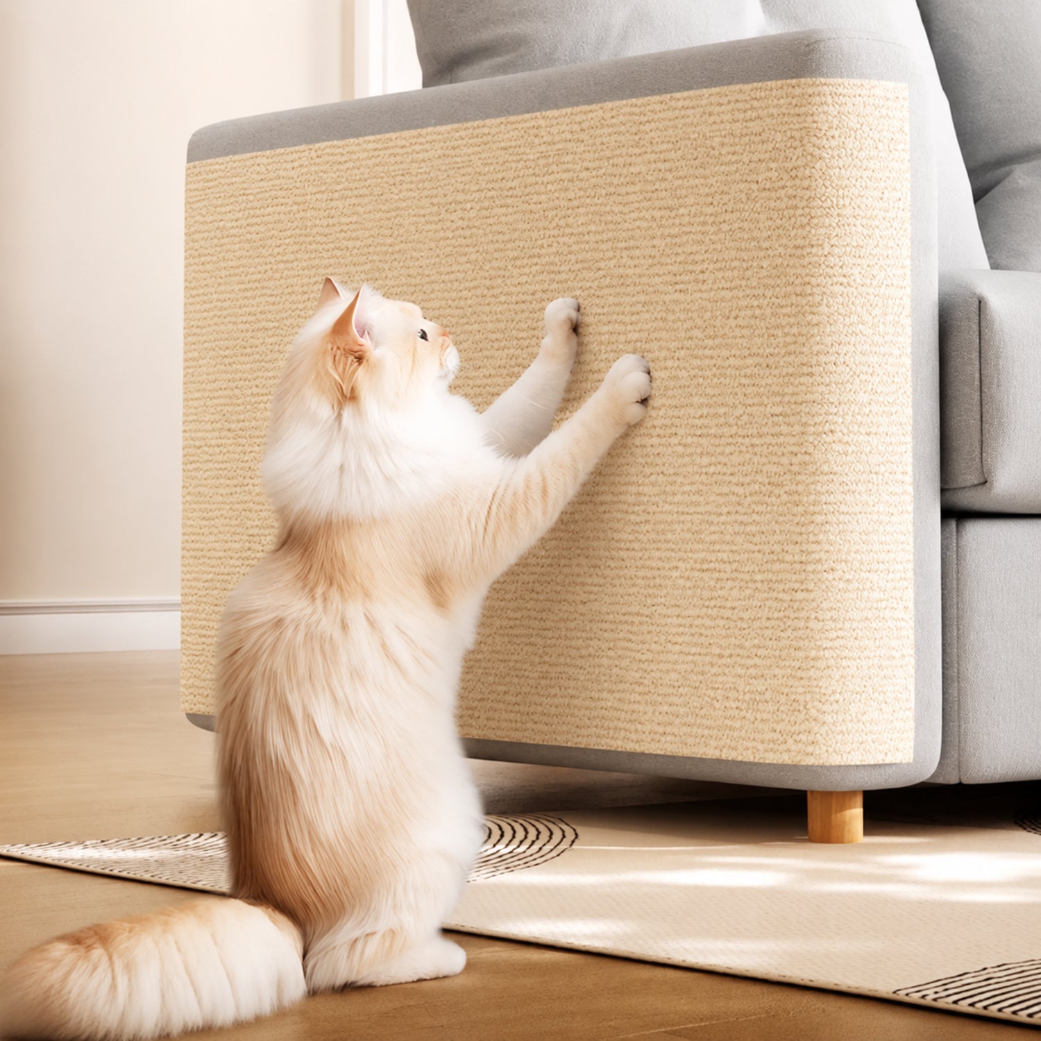 Peel-and-Stick Cat Scratcher | Waterproof Cut-to-Fit Sofa Protector
