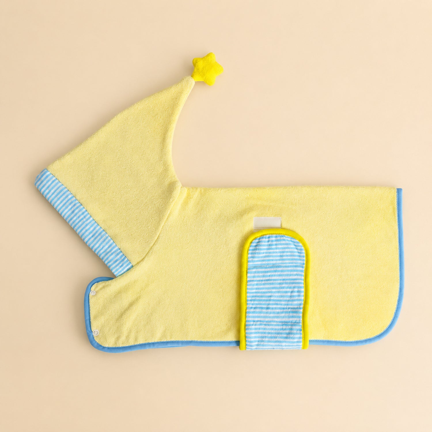 Absorbent Dog Drying Robe | Soft Breathable Hooded Bath Towel