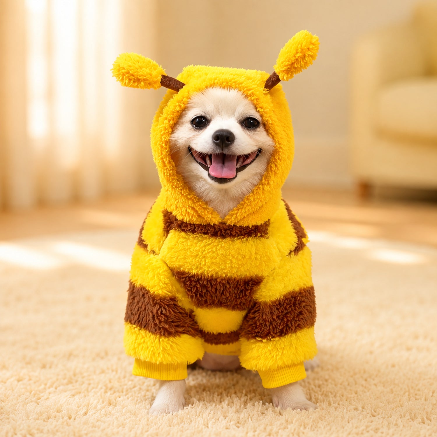 Honey Bee Pet Jumper | Cosy Four-Leg Autumn & Winter Outfit