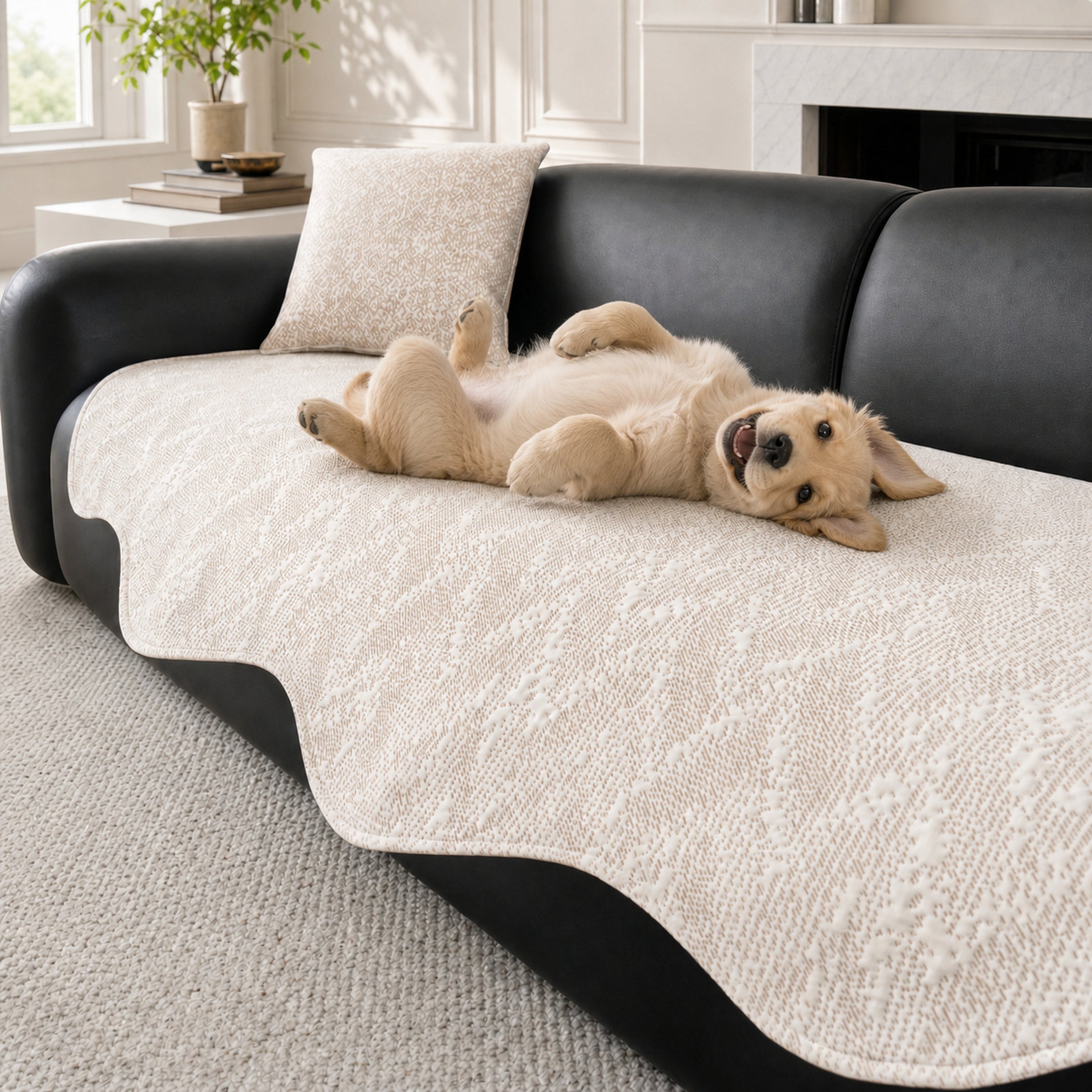 Modern Cooling Sofa Cover | Breathable Non-Slip Fabric | Machine Washable
