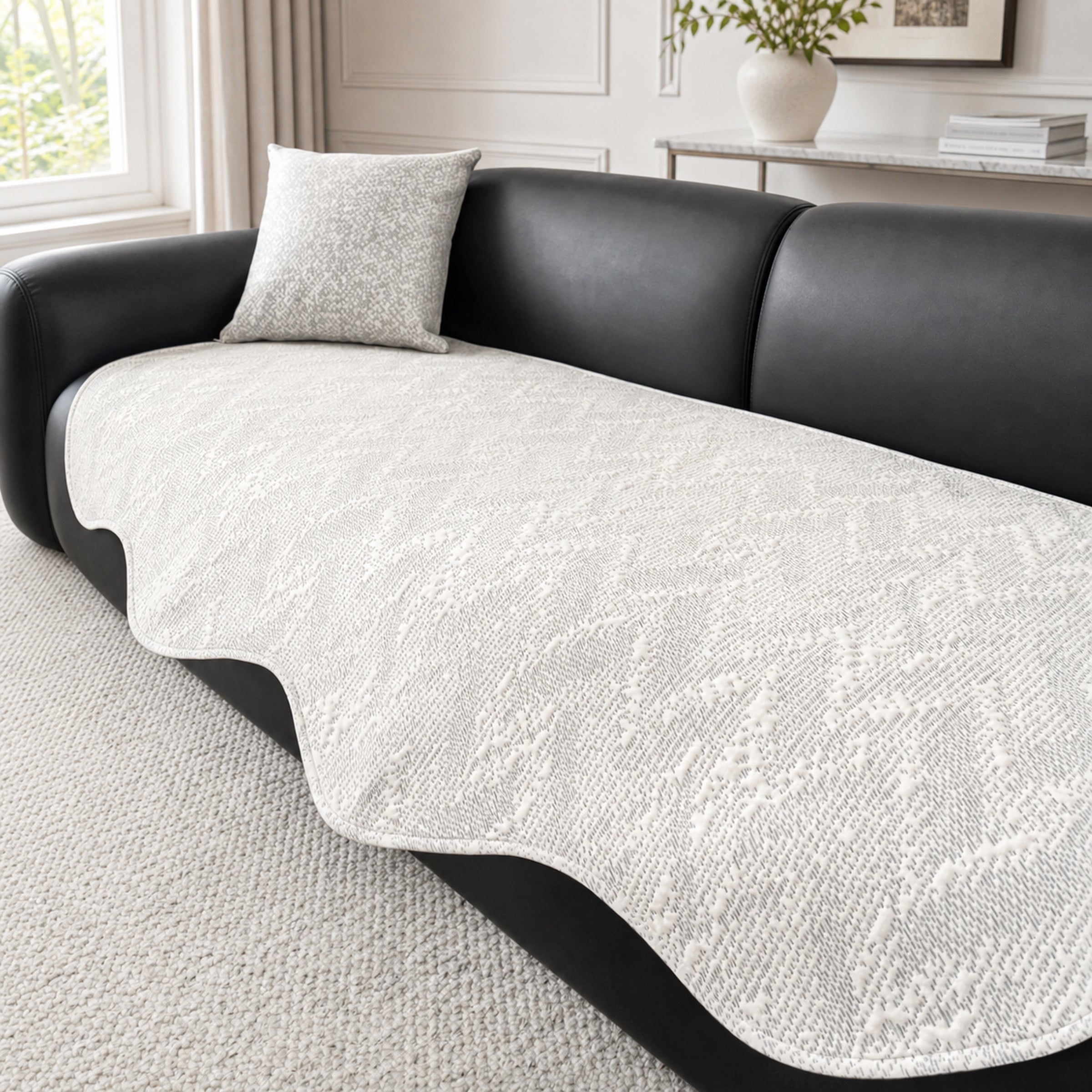 Modern Cooling Sofa Cover | Breathable Non-Slip Fabric | Machine Washable