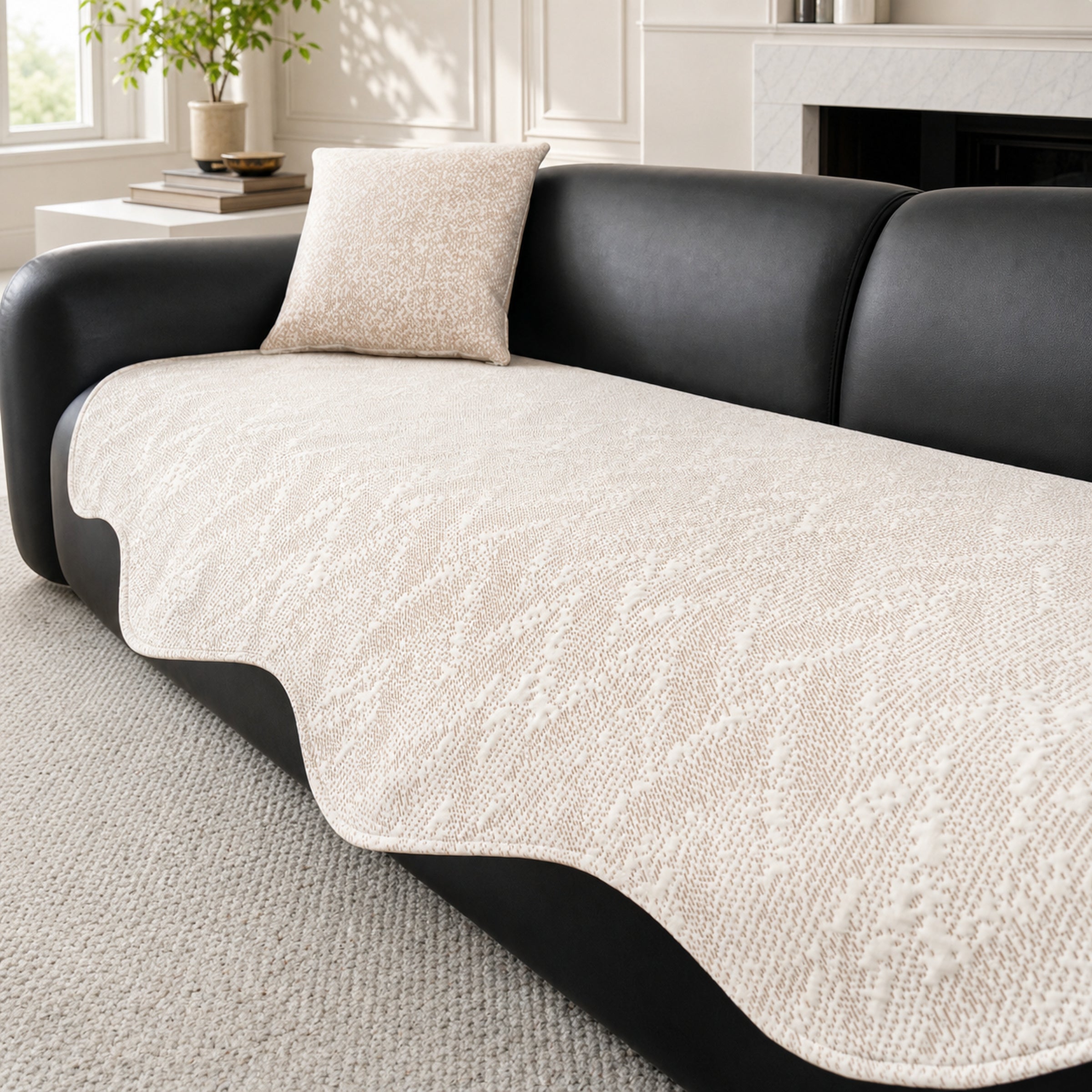 Modern Cooling Sofa Cover | Breathable Non-Slip Fabric | Machine Washable