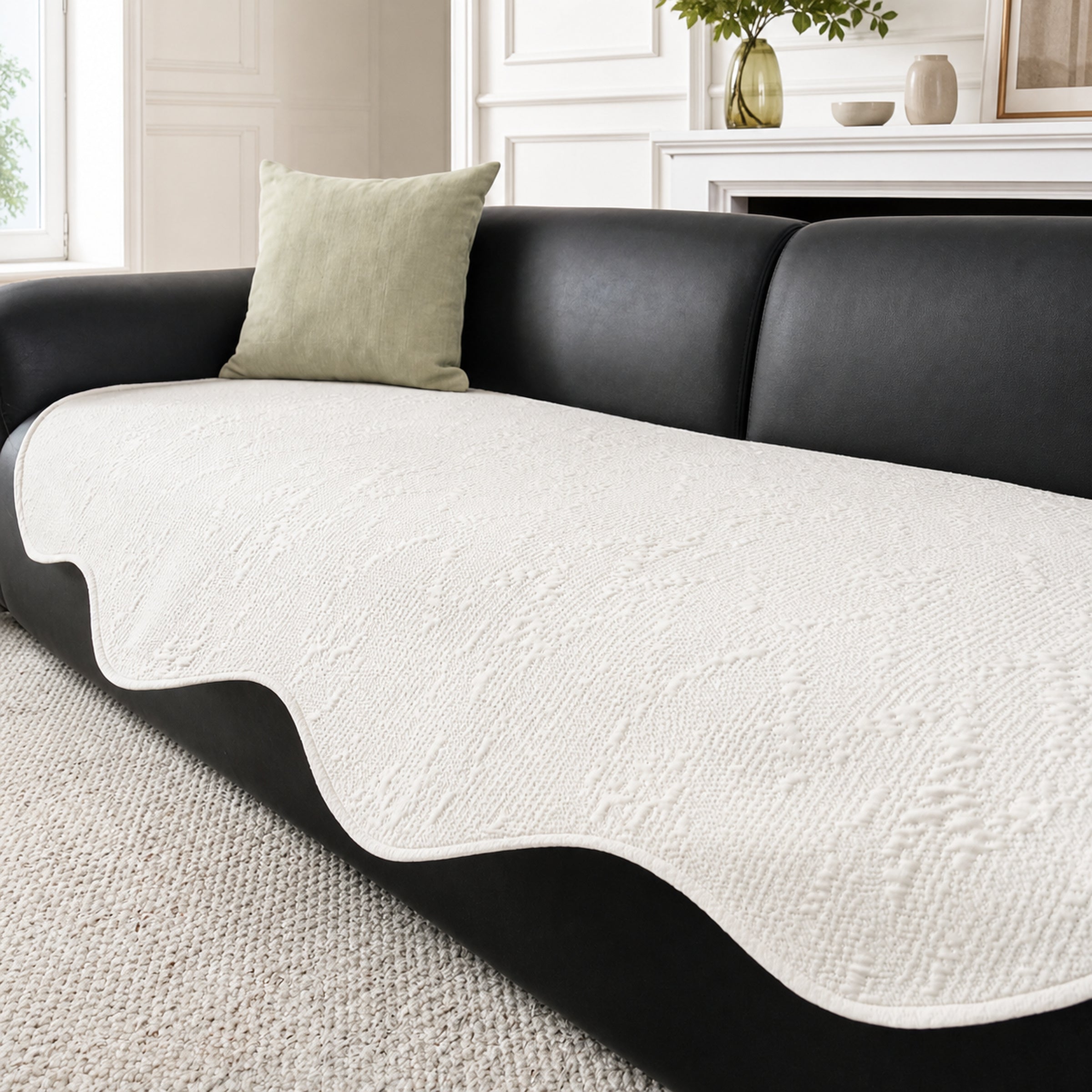 Modern Cooling Sofa Cover | Breathable Non-Slip Fabric | Machine Washable