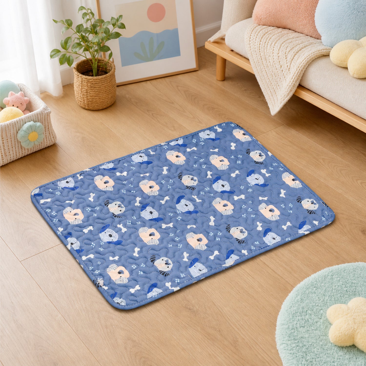 Anywhere Pet Mat | Non-Slip Washable Bed for Dogs & Cats