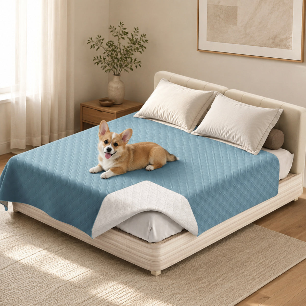 Water-Repellent Pet Blanket | Washable Mattress & Sofa Protector | Woofing Deals