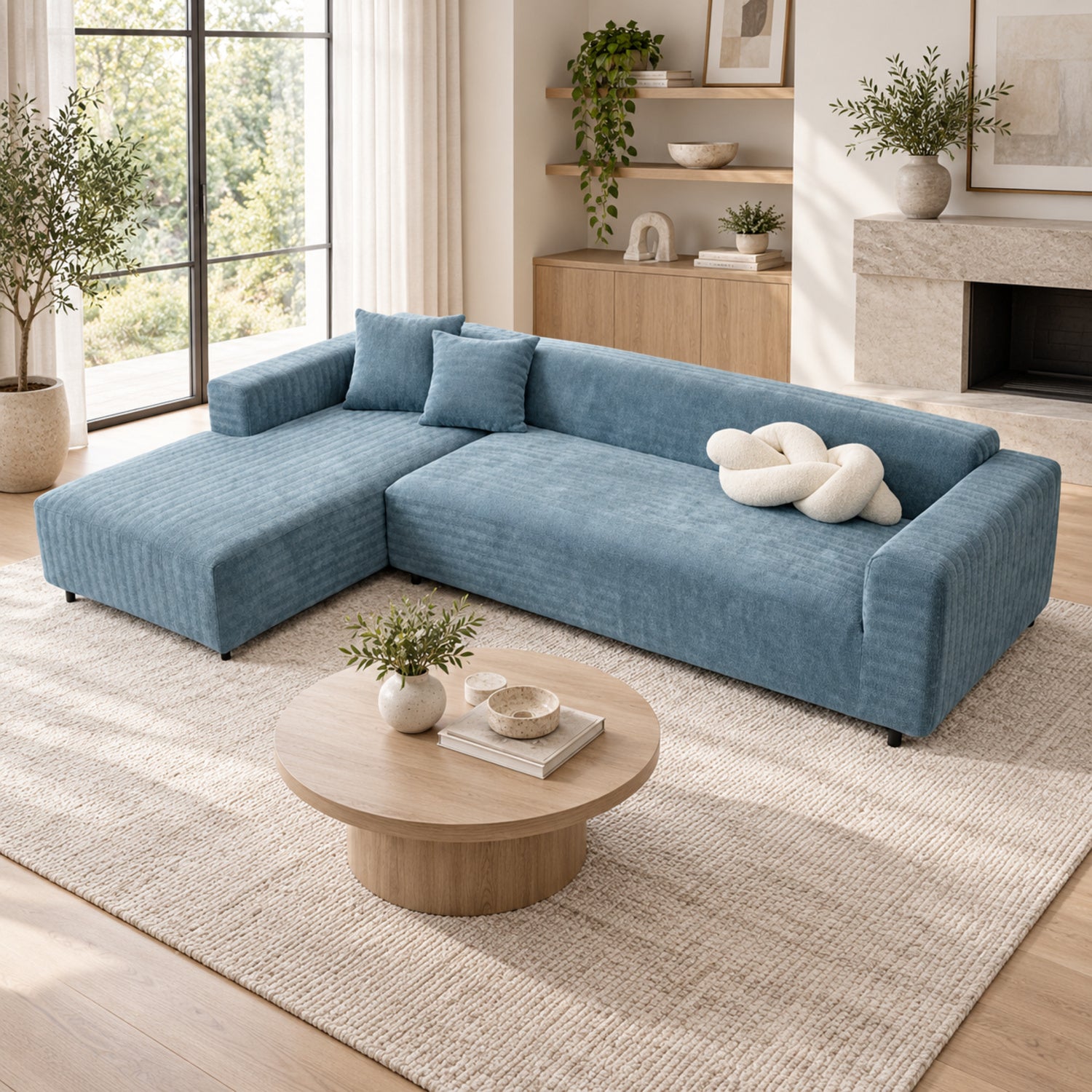 Herringbone Chenille Stretch Sofa Cover | Full-Coverage Scratch-Resistant Pet Protector