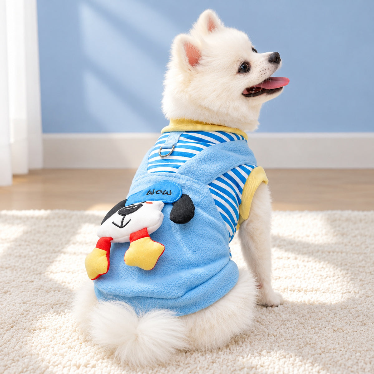 Dog Jumper | Sailor Pup | Cosy Striped Pet Clothing for Autumn & Winter