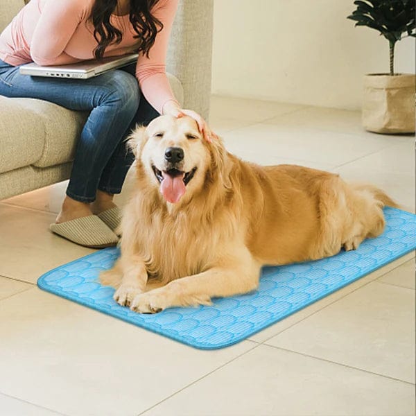Dog Cooling Mat | Breathable Cooling Fabric | Multi Size Summer Bed | Portable Durable Design | Woofing Deals