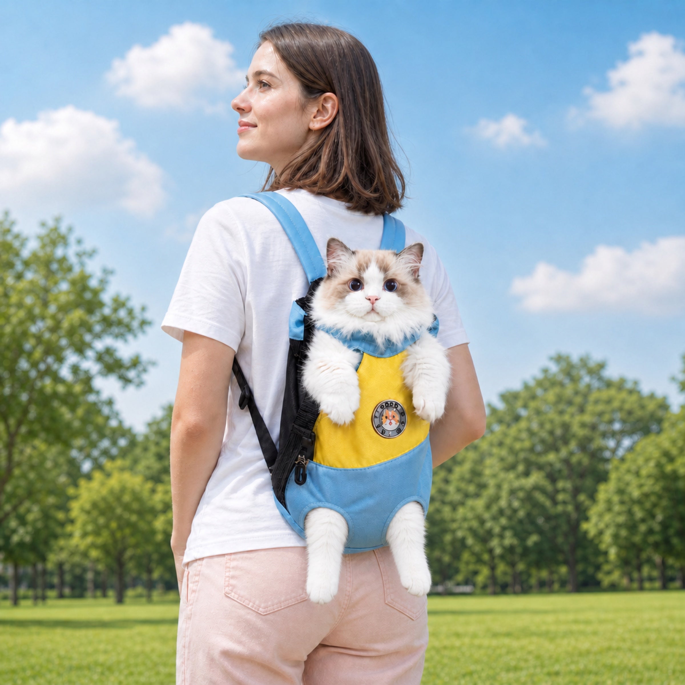 Wearable Pet Carrier | Lightweight Comfortable | Pet Carrier for Cats & Dogs